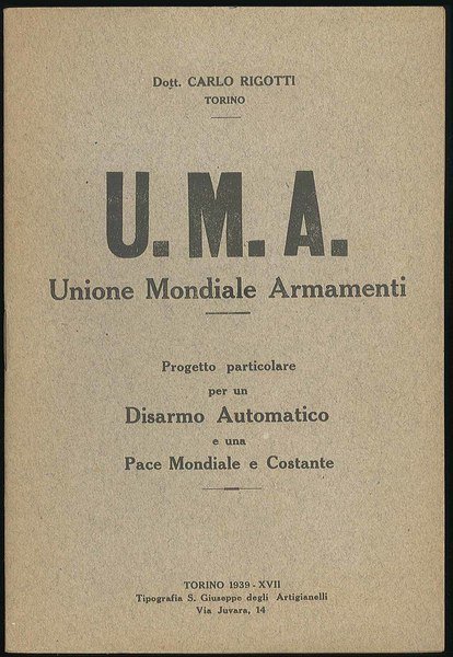 U.M.A. Unione Mondiale Armamenti