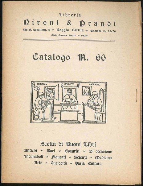 Scelta di buoni libri catalogo n. 66
