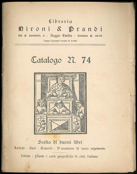 Scelta di buoni libri catalogo n.74