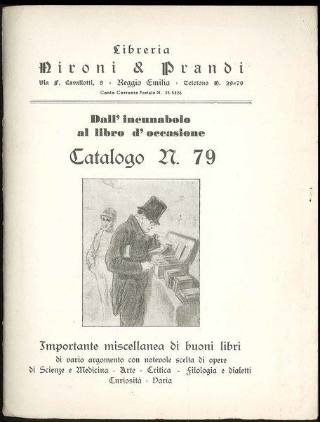 Dall'incunabolo al libro d'occasione catalogo n. 79