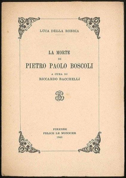 La morte di Pietro Paolo Boscoli