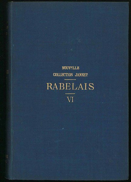 Oeuvres de Rebelais Tome VI