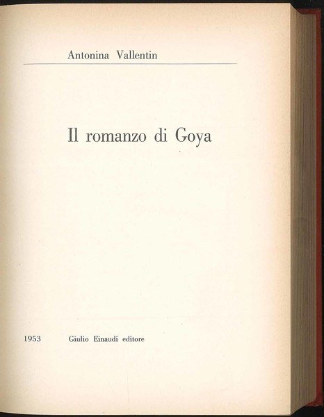 Il romanzo di Goya