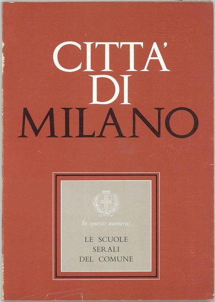 Città di Milano, le scuole serali del comune