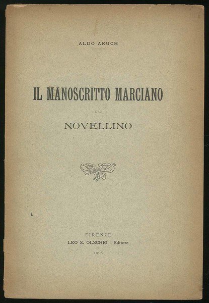 Il manoscritto marciano del novellino