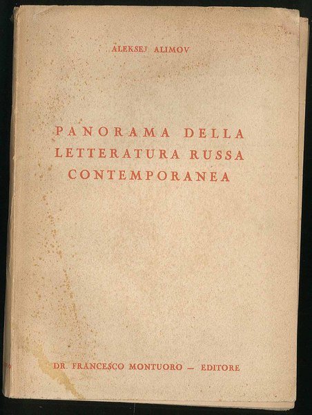 Panorama della letteratura russa contemporanea