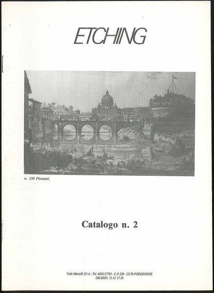 Etching Catalogo n.2