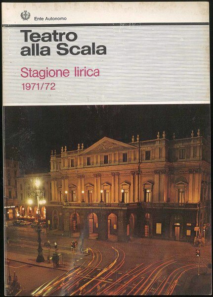 Teatro alla Scala stagione lirica 1971/72 Madama Butterfly