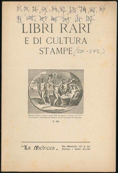 Libri rari e di cultura stampe