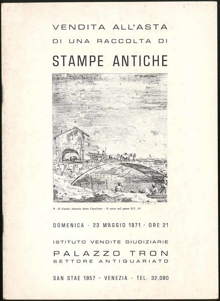 Vendita all'asta di una raccolta di stampe antiche