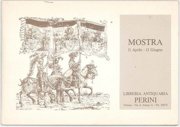 Libreria Antiquaria Perini Mostra 11 Aprile-1 Giugno