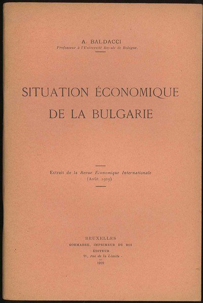 Situation economique de la Bulgarie