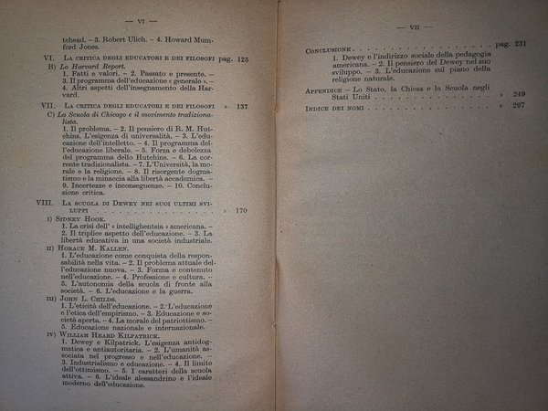 John Dewey e il pensiero pedagogico contemporaneo negli Stati Uniti