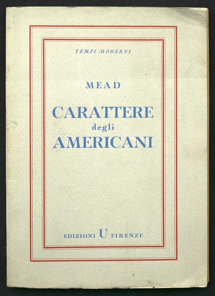 Carattere degli americani