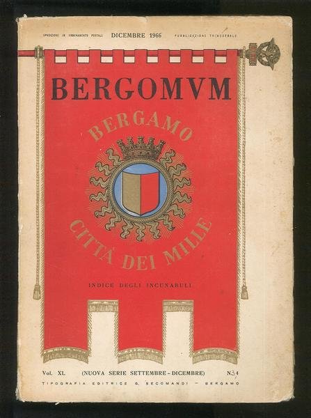 Bergomum - Indice degli incunabuli