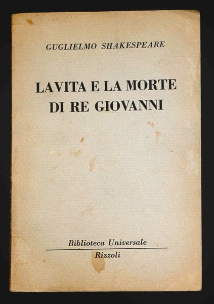 La vita e la morte di re Giovanni