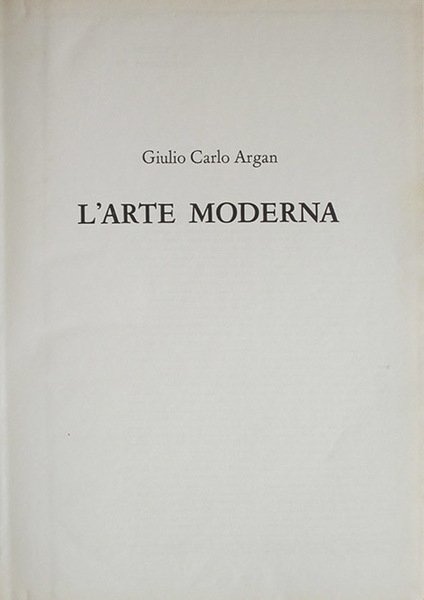 L’Arte Moderna