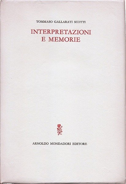 Interpretazioni e Memorie