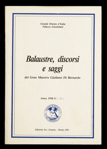 Balaustre, discorsi e saggi