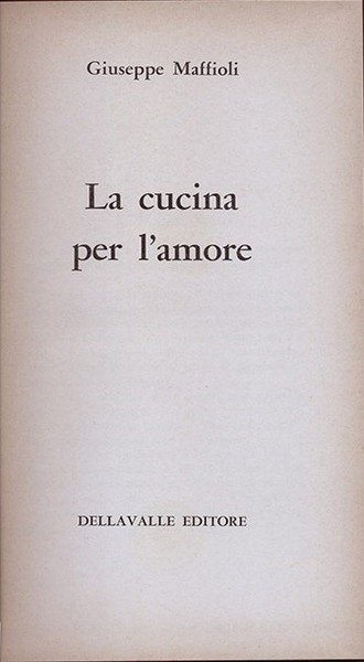 La cucina per l’amore