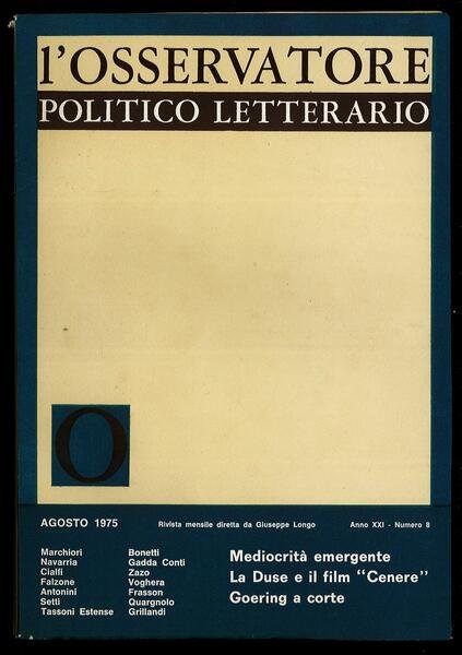 L'osservatore politico letterario
