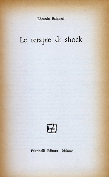Le terapie di shock