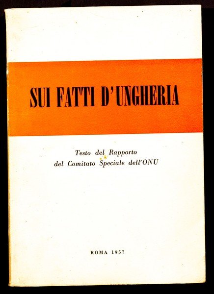 Sui fatti d’Ungheria