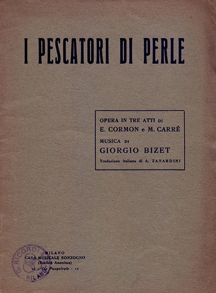 I Pescatori di Perle