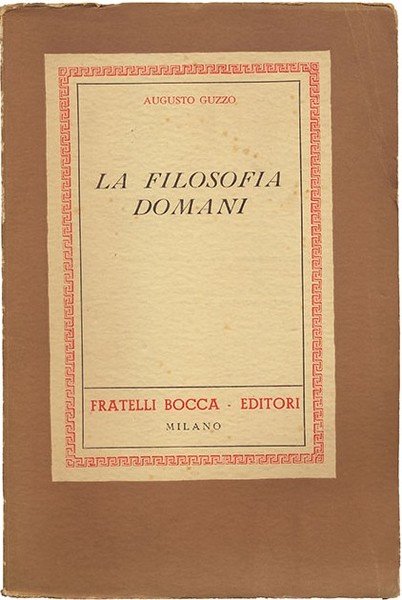 La Filosofia Domani