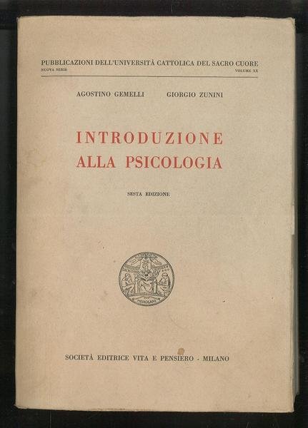 Introduzione alla psicologia