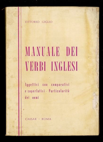 Manuale dei verbi inglesi