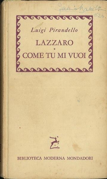 Lazzaro, Come tu mi vuoi - (Maschere nude)