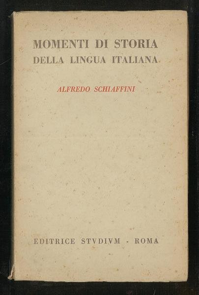 Momenti di storia della lingua italiana