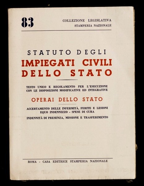 Statuto degli impiegati civili dello Stato