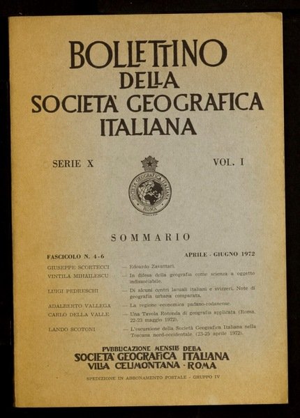 Bollettino della società geografica italiana