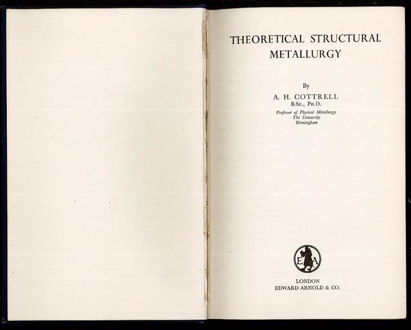 Theoretical structural metallurgy