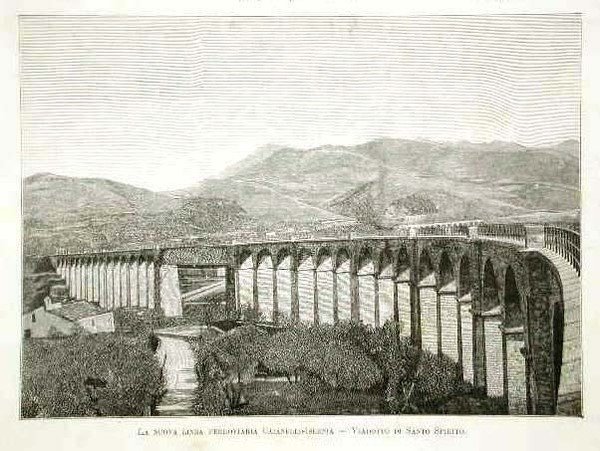 La nuova linea ferroviaria Caianello-Isernia - Viadotto di Santo Spirito