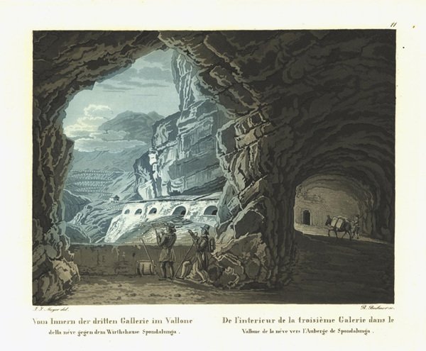 De l'interieur de la Troisième Galerie dans le Vallone de …
