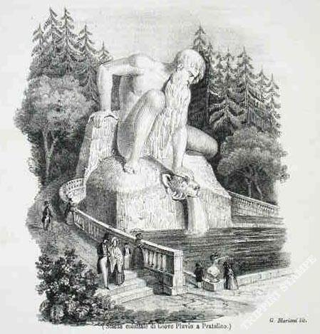 Statua colossale di Giove Pluvio a Pratolino