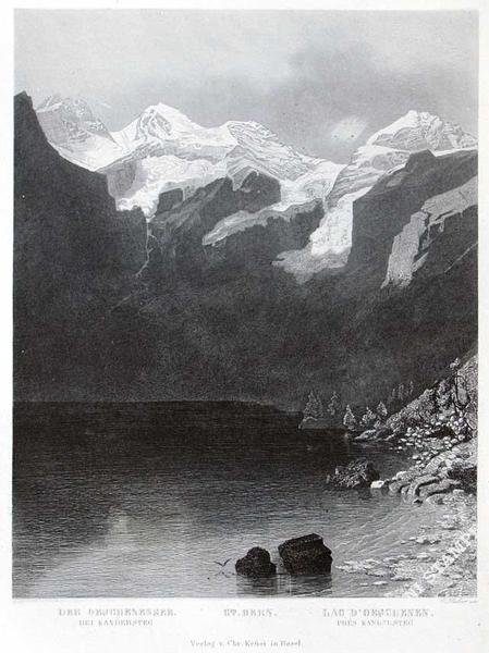 Lac d'Oeschenen prés Kandersteg - ct. Bern