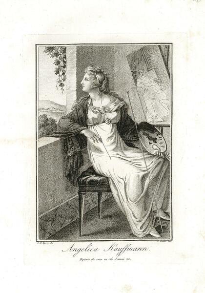 Angelica Kauffmann Dipinta da essa in età d'anni 23
