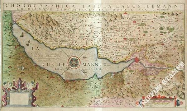 Chorographica Tabula Lacus Lemanni .