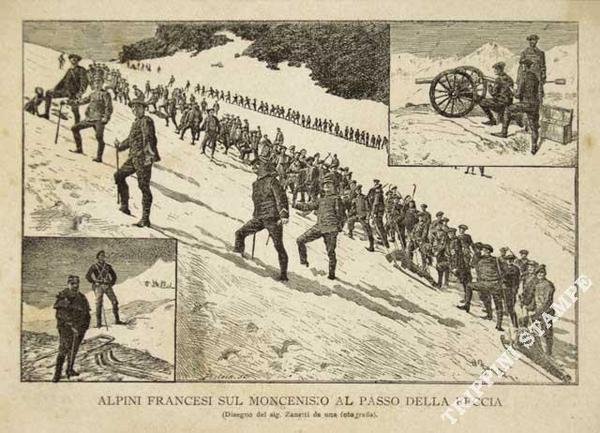Alpini francesi sul Moncenisio al Passo della Beccia