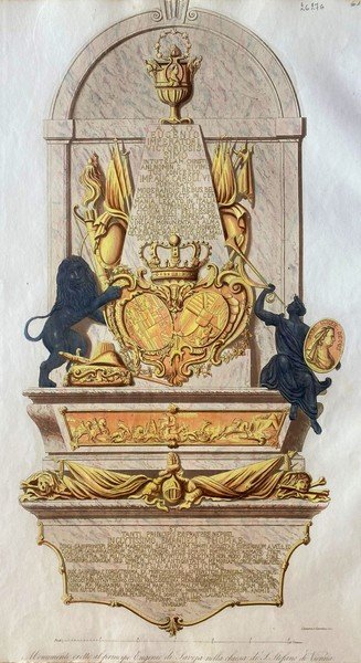 Monumento eretto al Principe Eugenio di Savoja nella chiesa di …
