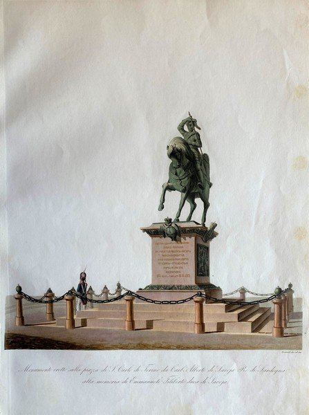 Monumento eretto sulla piazza di S. Carlo di Torino da …