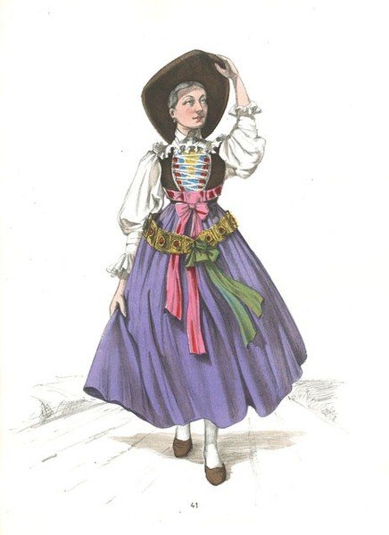 Ragazza della Val Gardena (senza titolo)