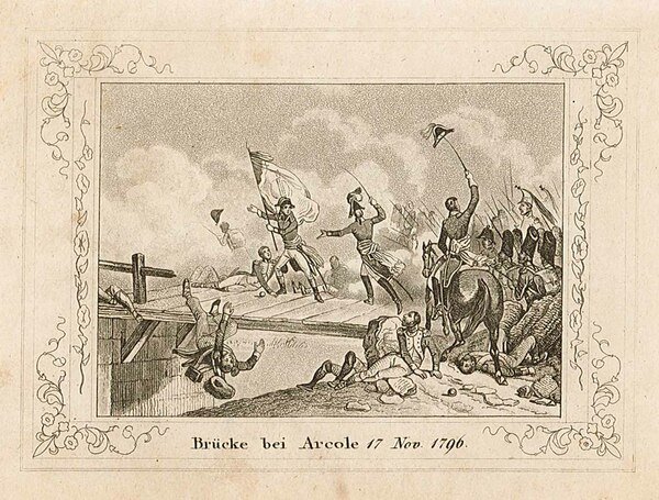 Brucke bei Arcole 17 Nov. 1796