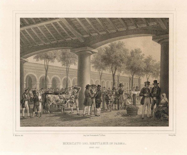 Mercato del bestiame in Parma