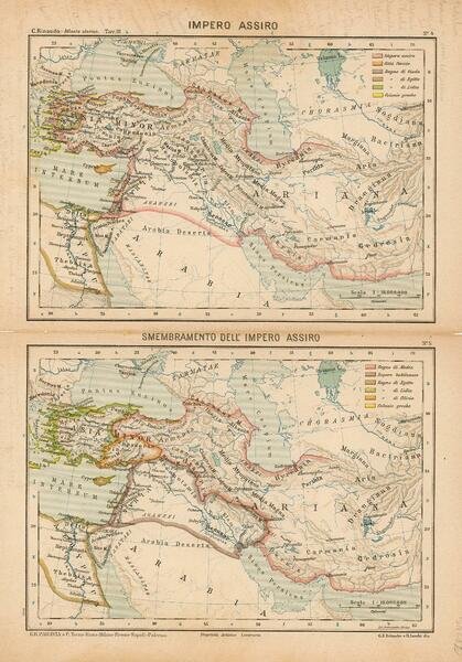Impero Assiro - Smembramento dell'Impero Assiro