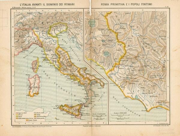 L'Italia avanti il dominio dei romani - Roma primitiva e …